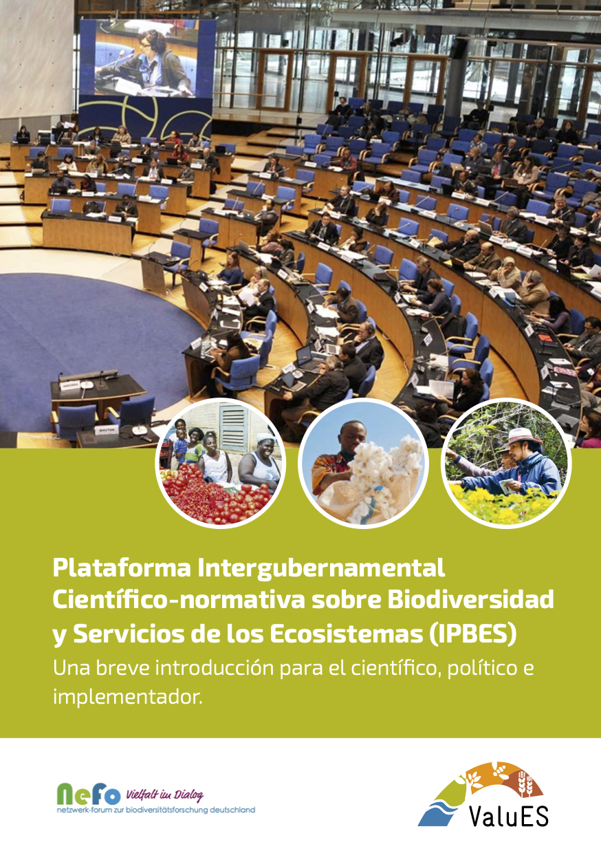 Plataforma Intergubernamental Científico-normativa sobre Biodiversidad y Servicios de los Ecosistemas (IPBES): Una breve introducción para el científico, político e implementador